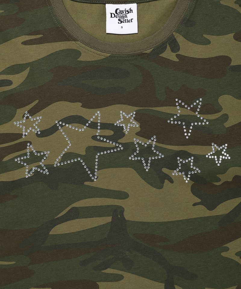 STAR STUDDED SS TEE CAMO(CV2GMUT504A)