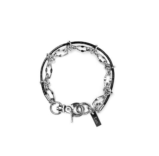 2PLAN（ツープラン）の「[MADE] 027 Leather insert chain bracelet（Accessories）」