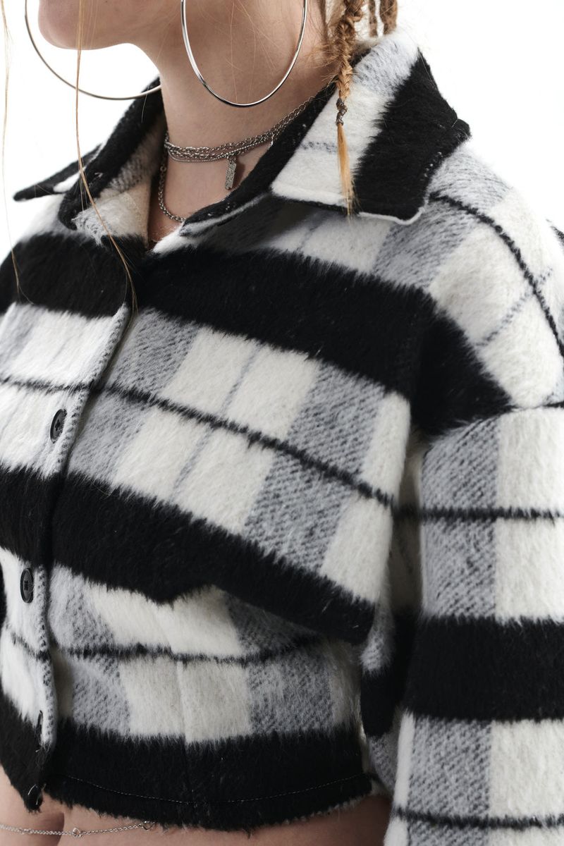 MOHAIR CHECK SHIRT
