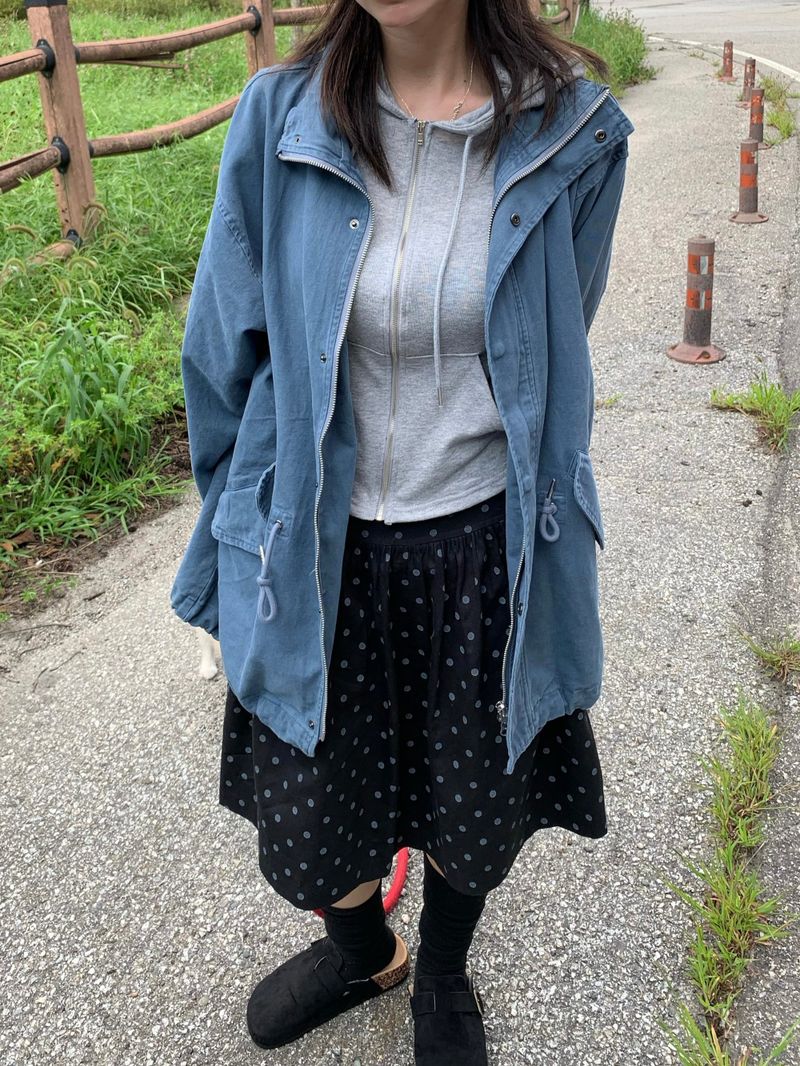 Vintage Washed Field Jacket Jumper (3c)