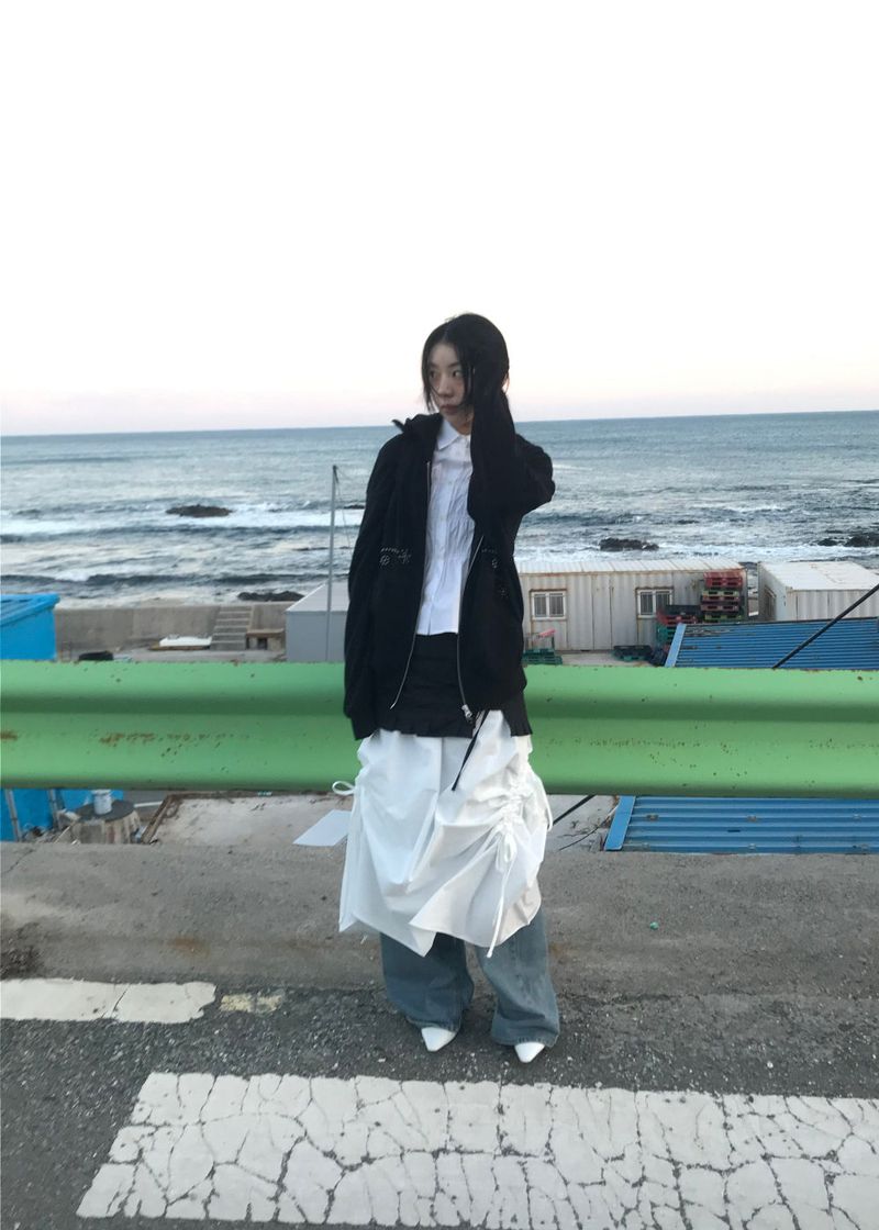 SIDE STRAP SHIRRING SK