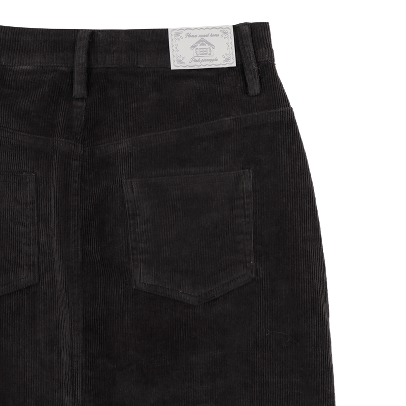 WINTER SLIT CORDUROY SKIRT