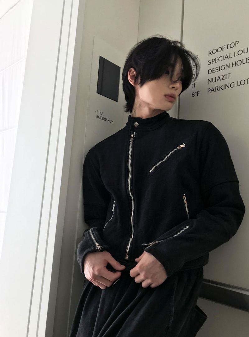 Stud Suede Jacket