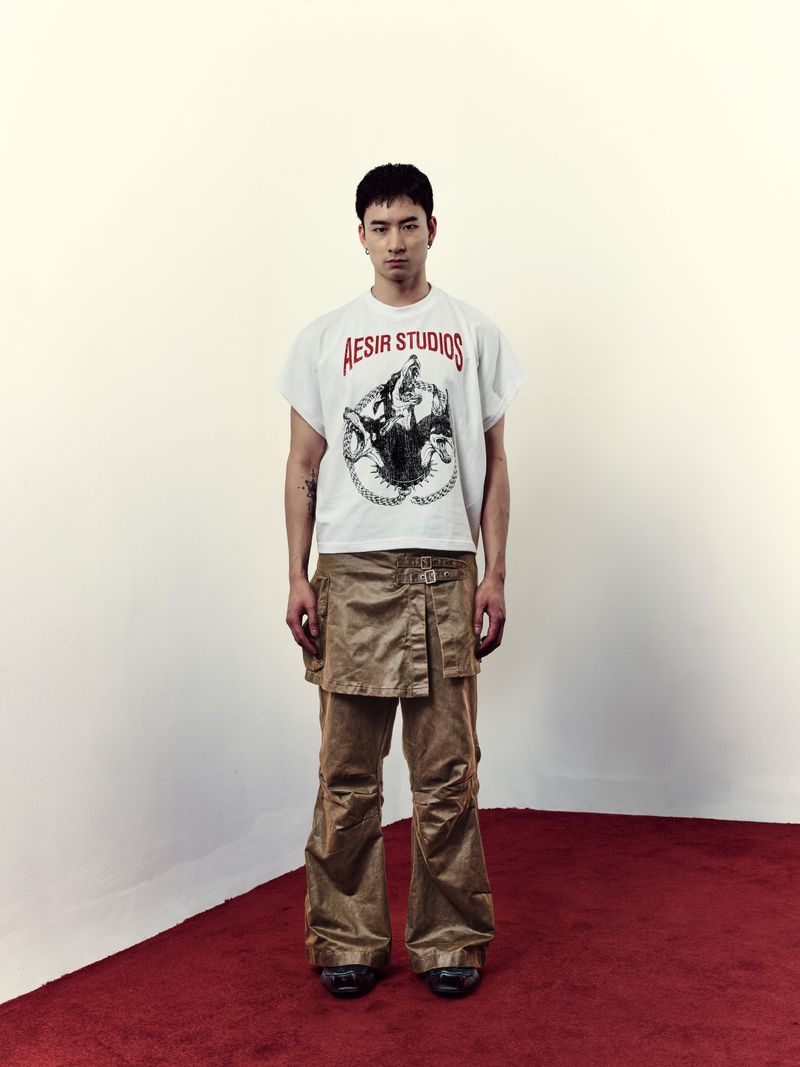 MEN – CERBERUS – Oversize Cropped Tank Top