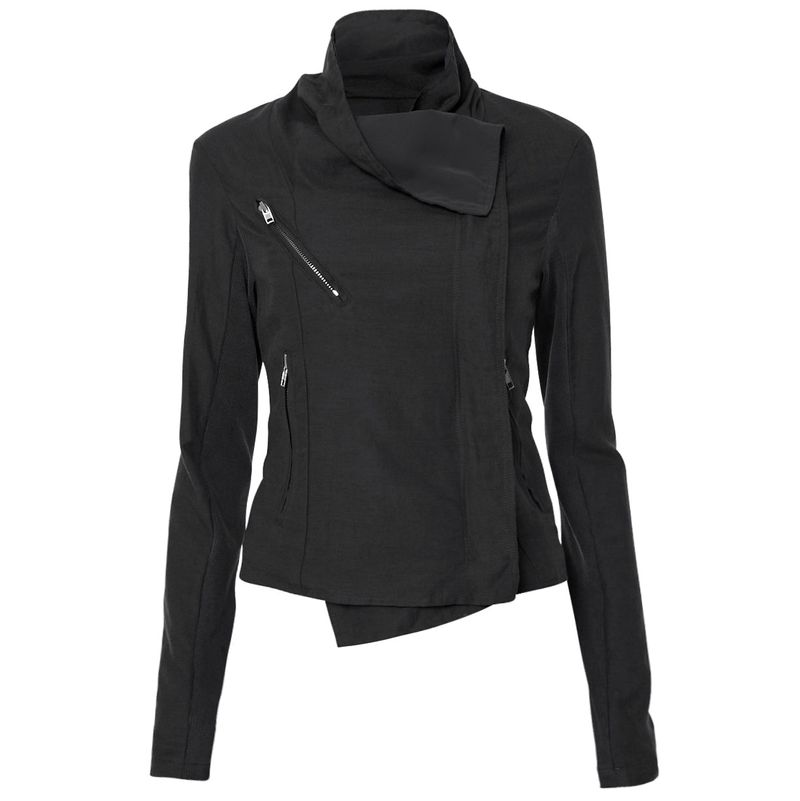 FLAREUP(フレアアップ)の「Asymmetrical Biker Jacket (FL-047_Black)(Jackets/Outerwear)」
