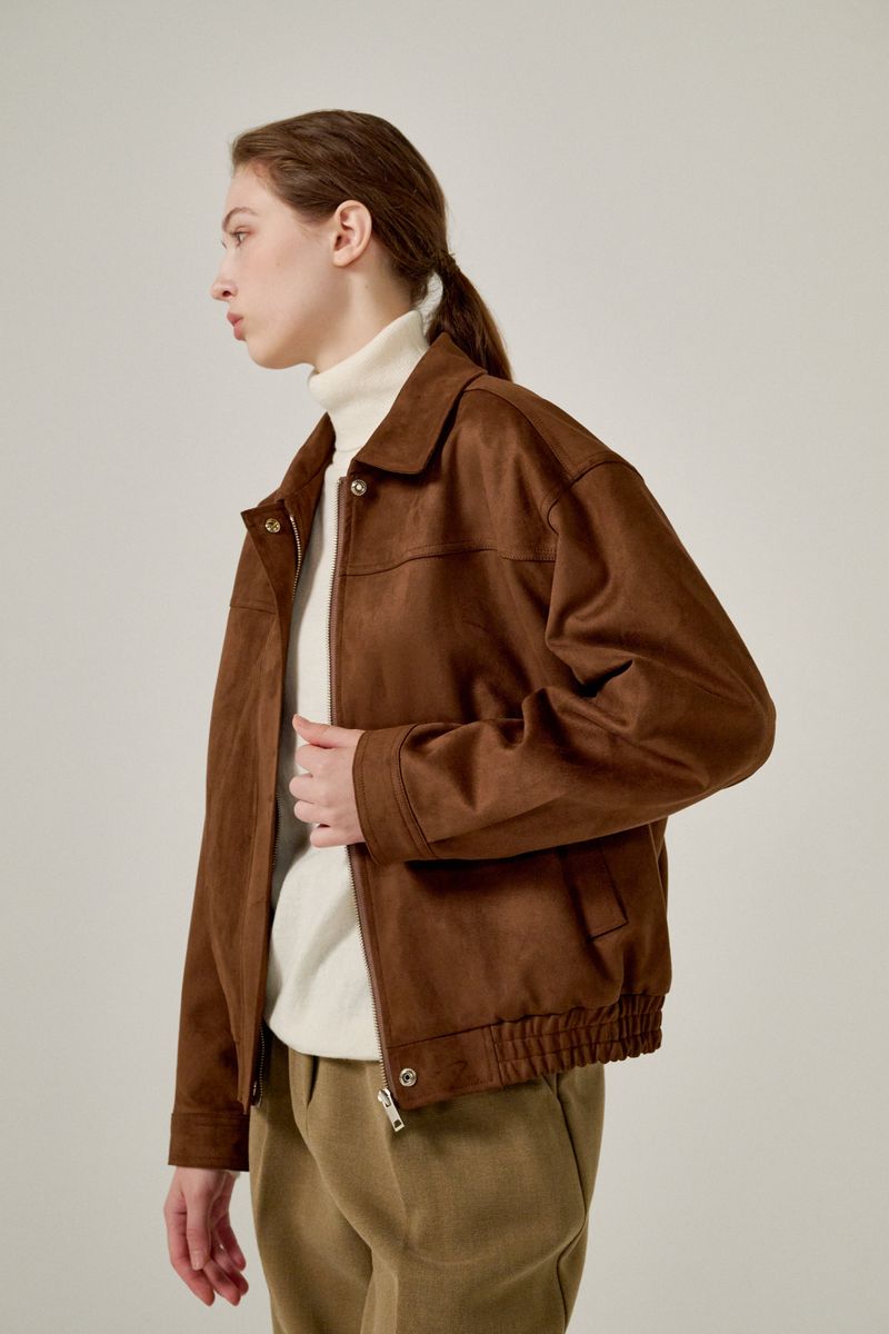 Semi wide pants (Beige)