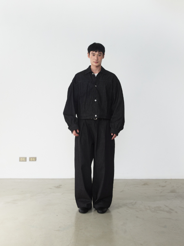 JT3 Structured Stitch Denim Jacket