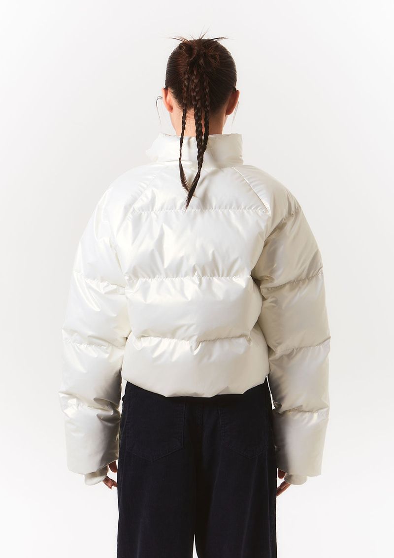 high beam puffer jk - pearl white