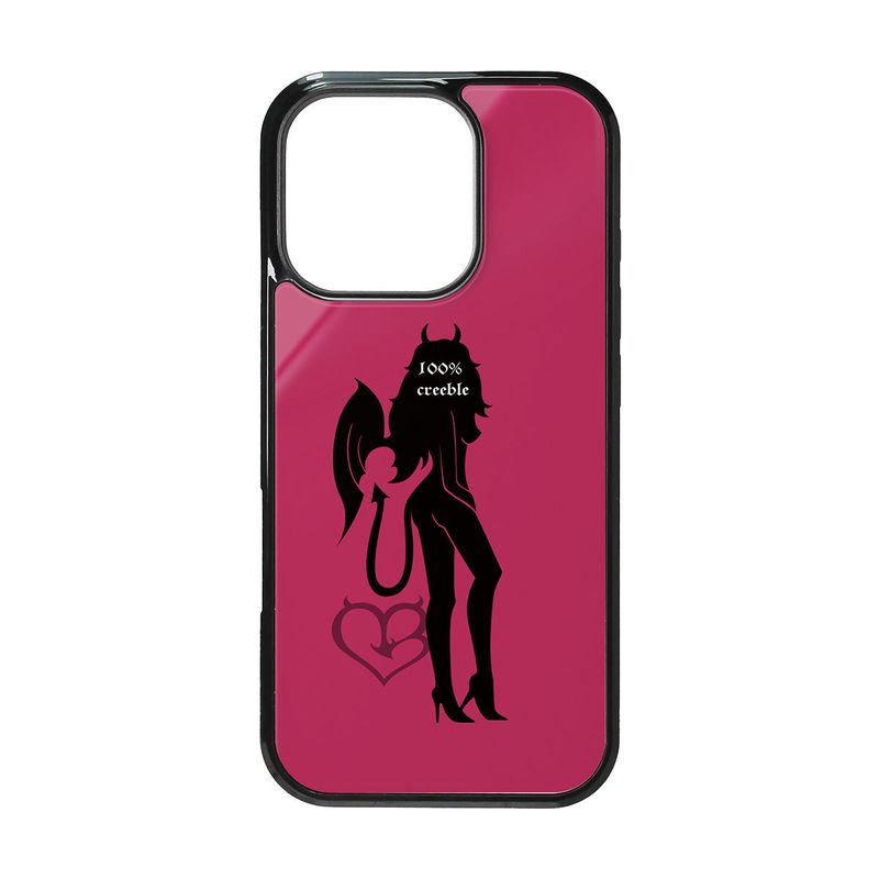 creeble（クリーブル）の「[MADE] 100% creeble glass bumper case(hot pink)（Smartphone Accessories）」
