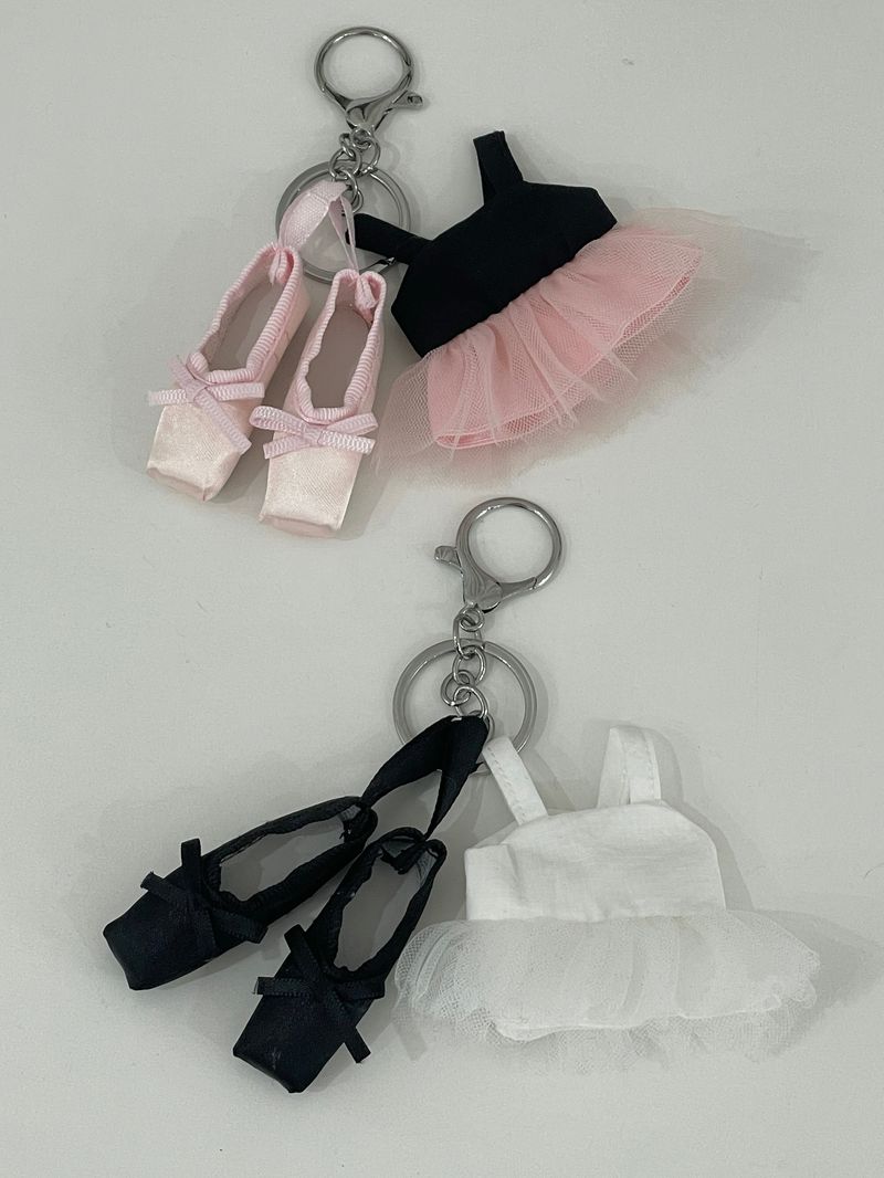 Ballet Tutu&Shoes Keyring