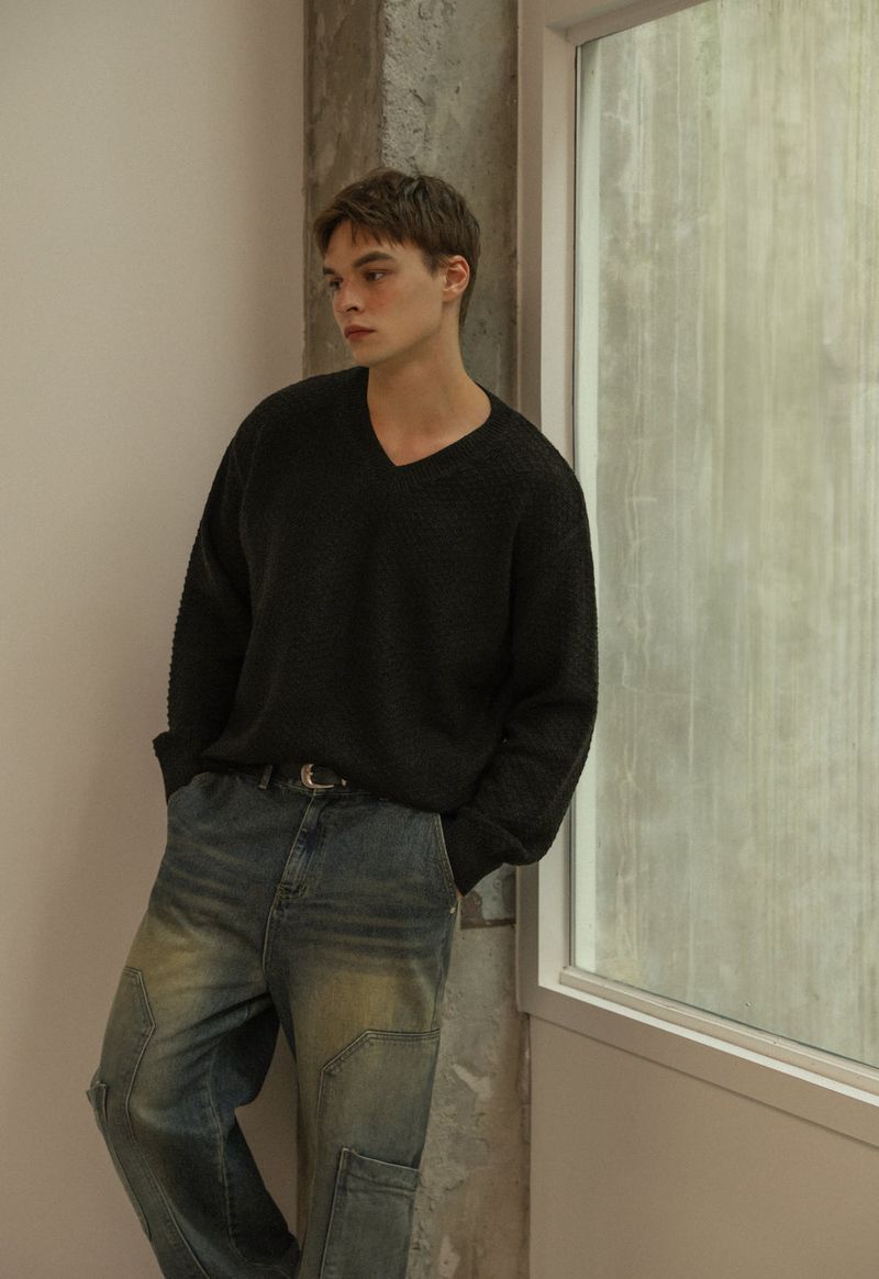 Washed Carpenter Pocket Pants
