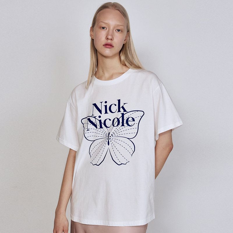 BIG BUTTERFLY SLEEVE TOP_BLACK PINK