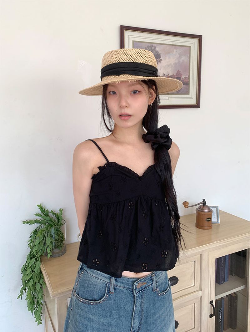 STUD BALLOON WIDE JEANS