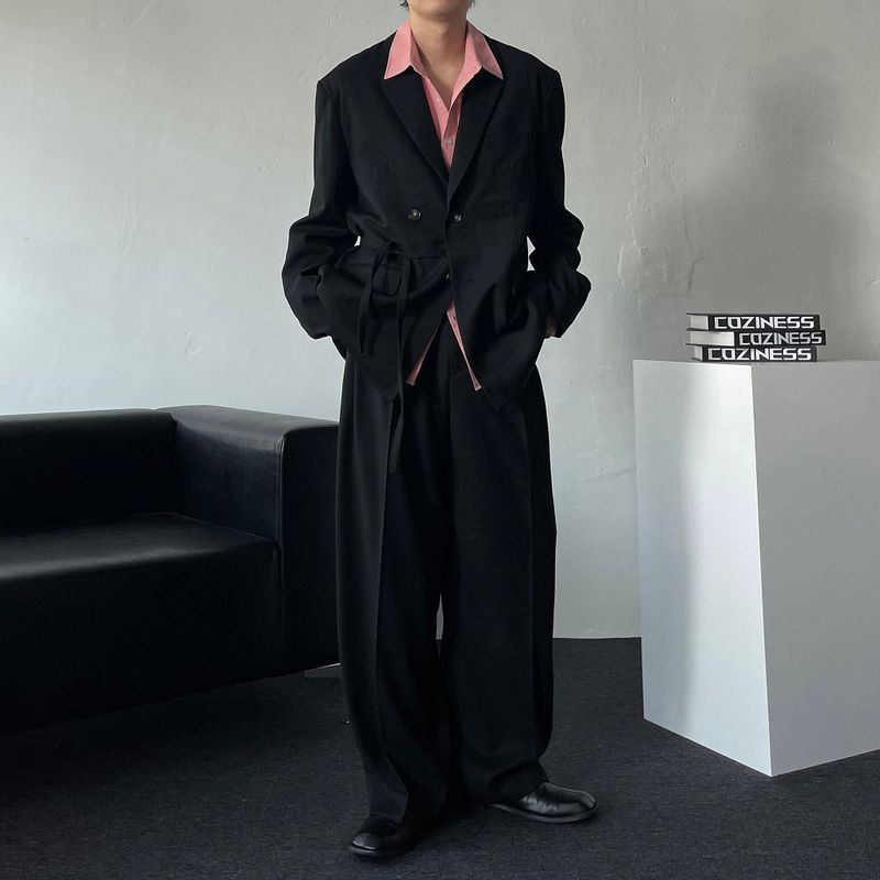 ECT robe wide banding pants (3 colors)