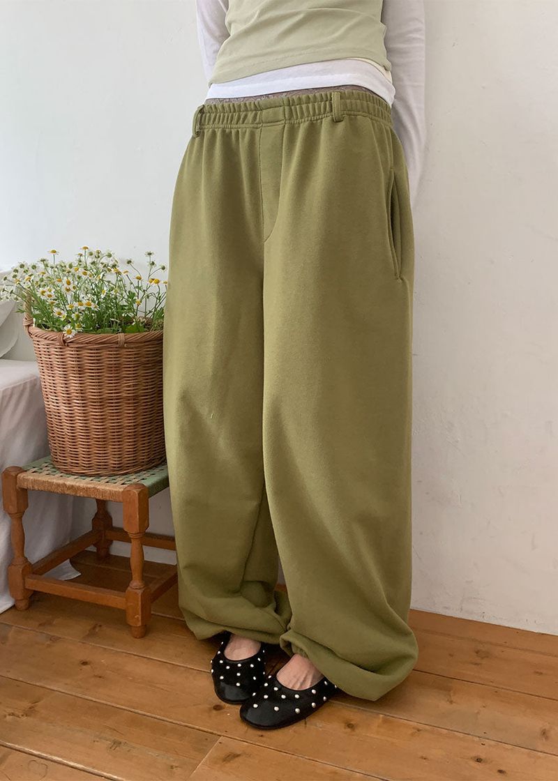 (UNISEX) BELTED SWEAT PANTS (3color)