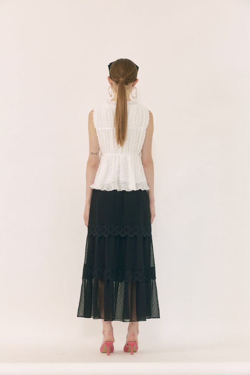 Shirring blouse