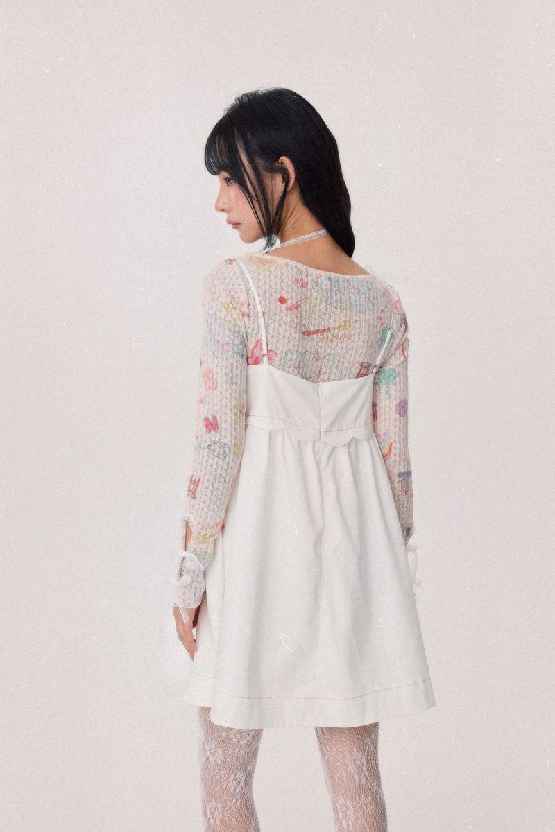 Dear Days Sheer Lace Top