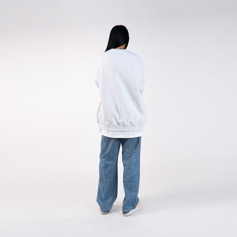 GOOFOFF LOGO SWEAT SHIRT - ( Ash Gray )