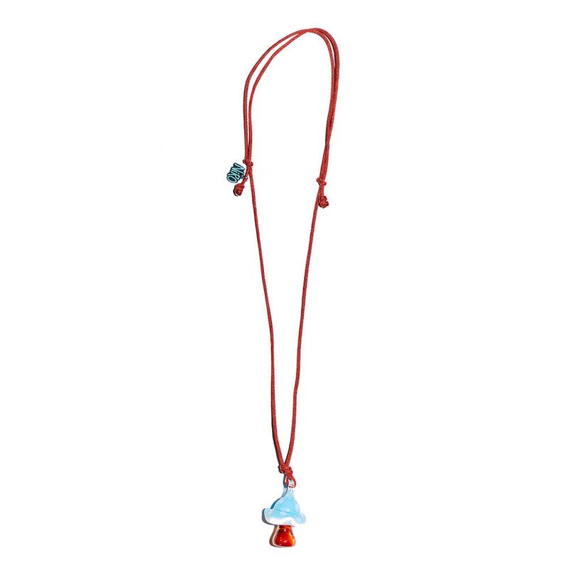 iLOVE MUSHROOM NECKLACE(POLY STRAP) #104