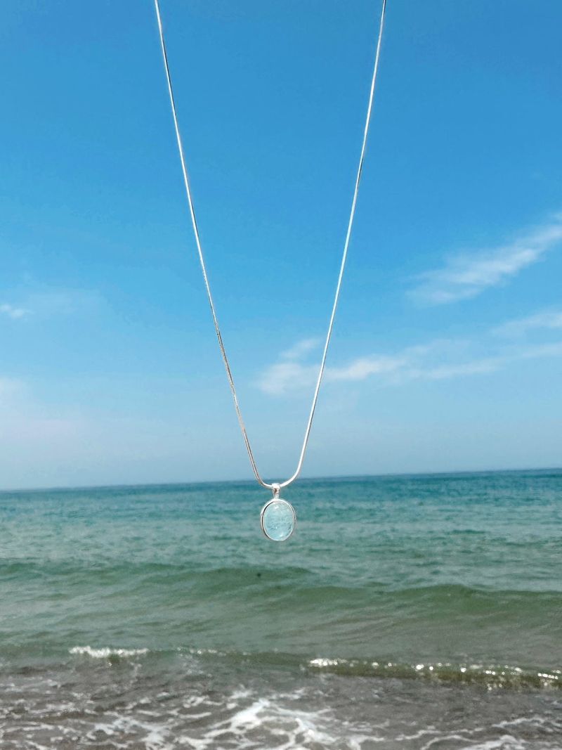 just LoveR.(ジャストラバー)の「Silver925 Aqua Blue Necklace(Accessories)」