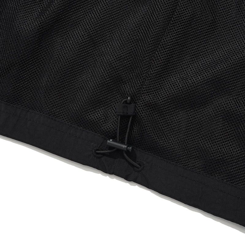 KIRSH プレーンインクシジョンウーブンウインドブレーカー [BLACK]