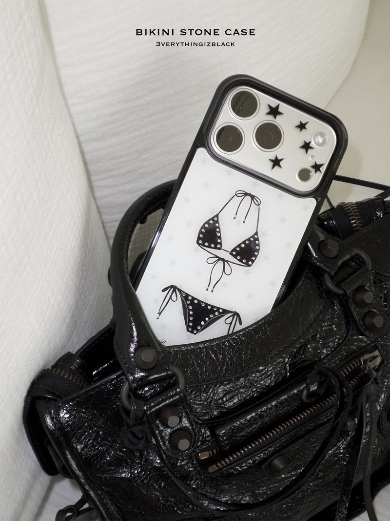 bikini stone case [black]