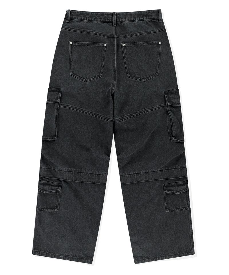 WIDE CARGO DENIM PANT