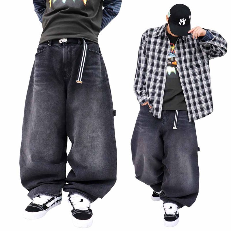 Y2K Carpenter Denim Balloon Pants