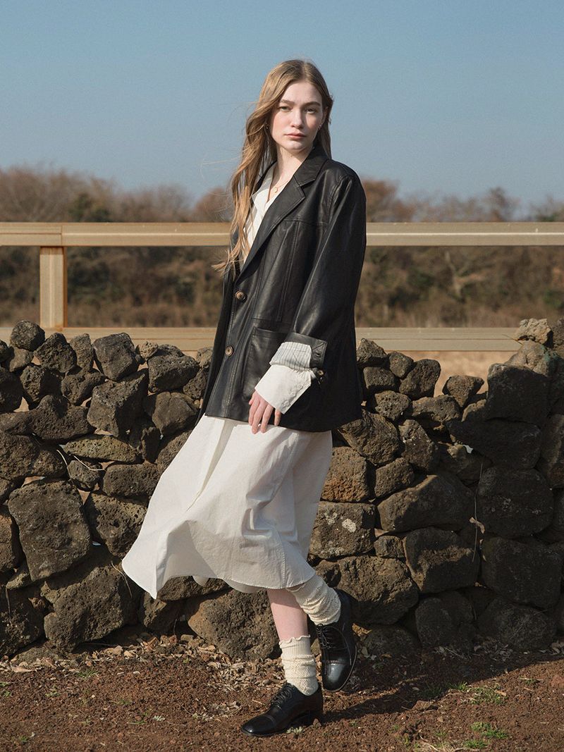 LORA cotton shirt dress