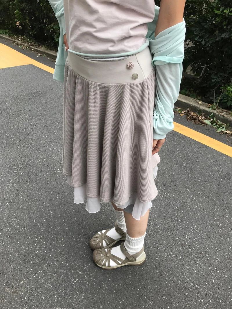 seezul（シーズル）の「mile button layered skirt（Skirts）」