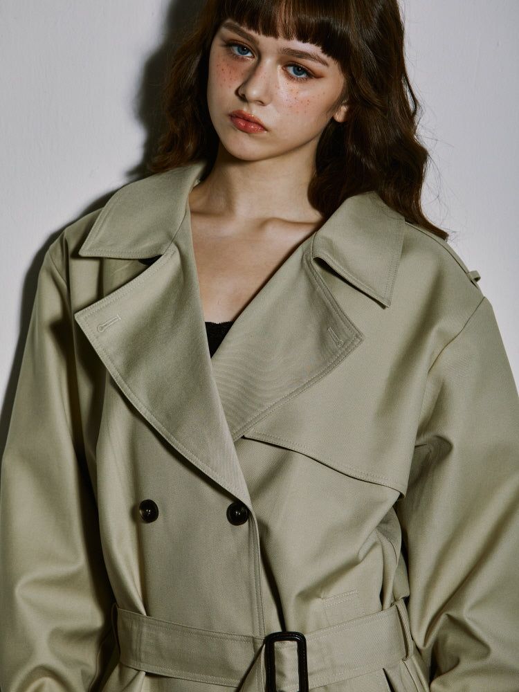 SHORT TRENCH COAT