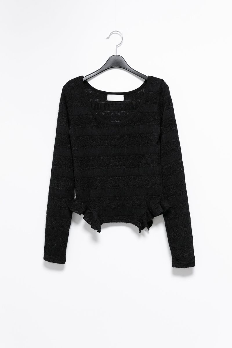 rose frill top(2colors)