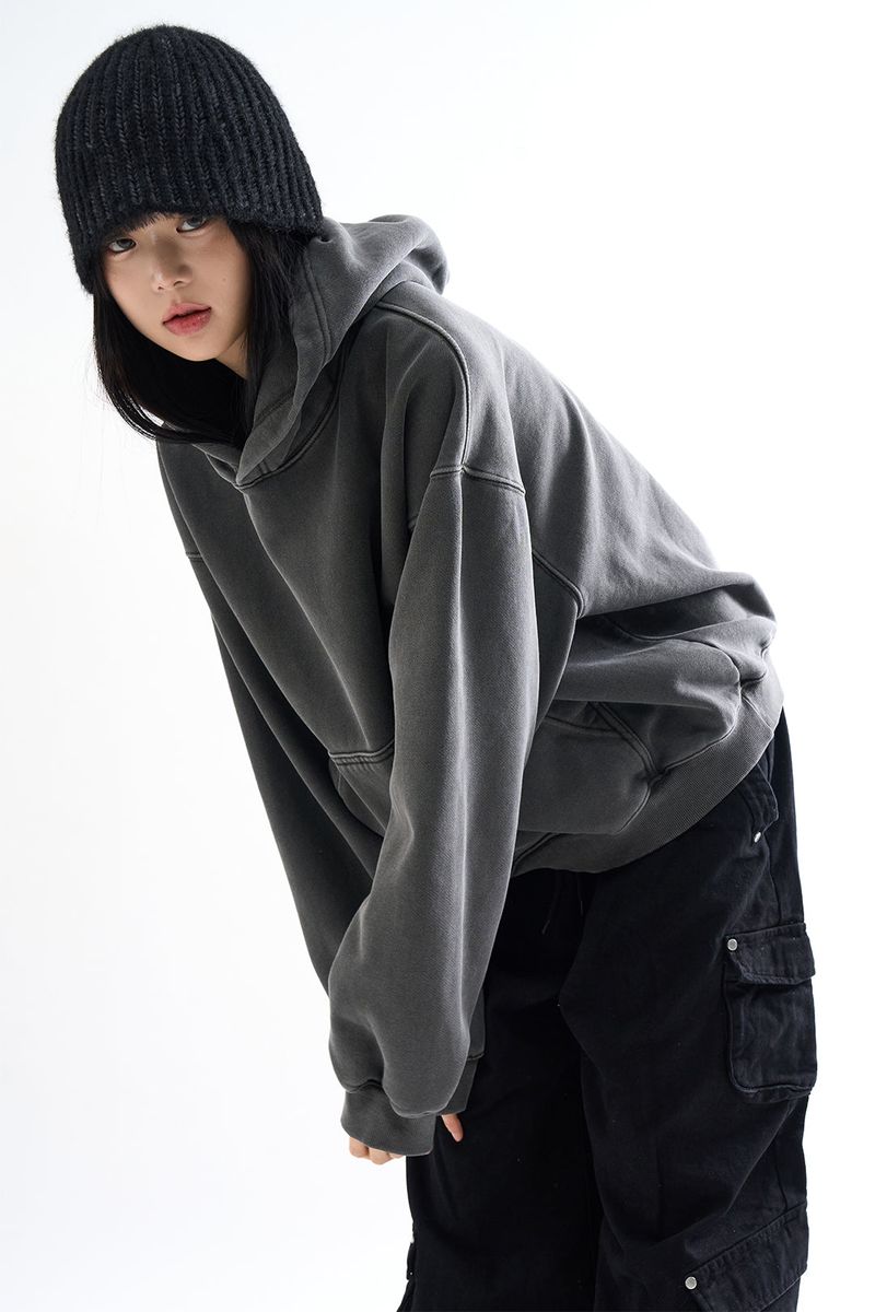 Ribbed deep wool bucket hat
