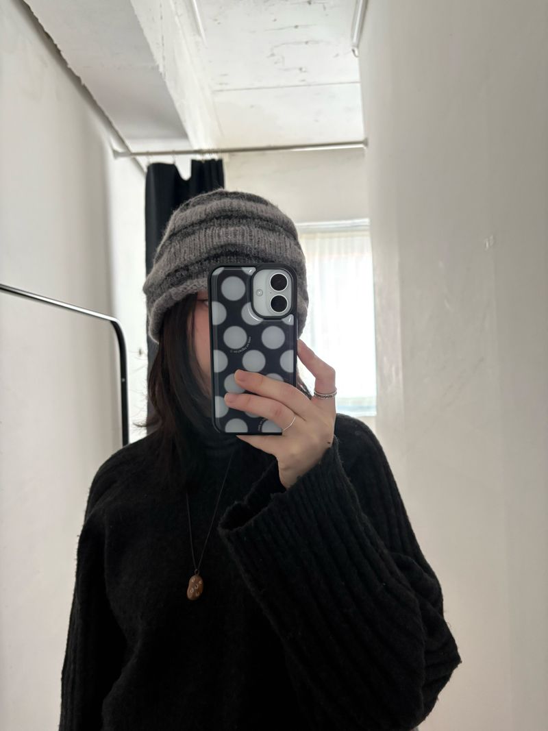 [ORDER MADE] Dot dot Case - Black