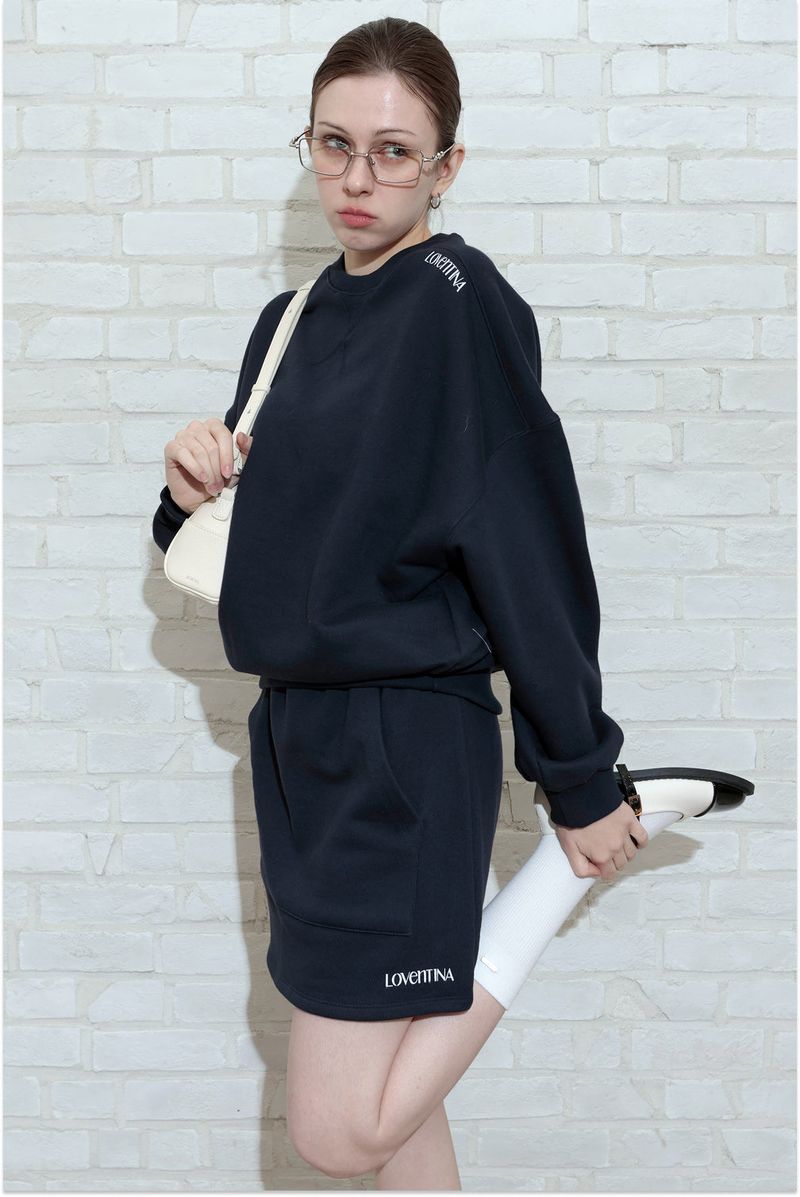 [SET-UP] BIO SWEAT LOGO SET_NAVY