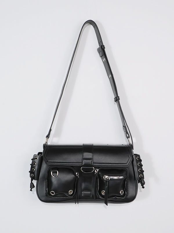 KIXI（キッシー）の「Cont Leather Pocket Shoulder Bag（Bags）」