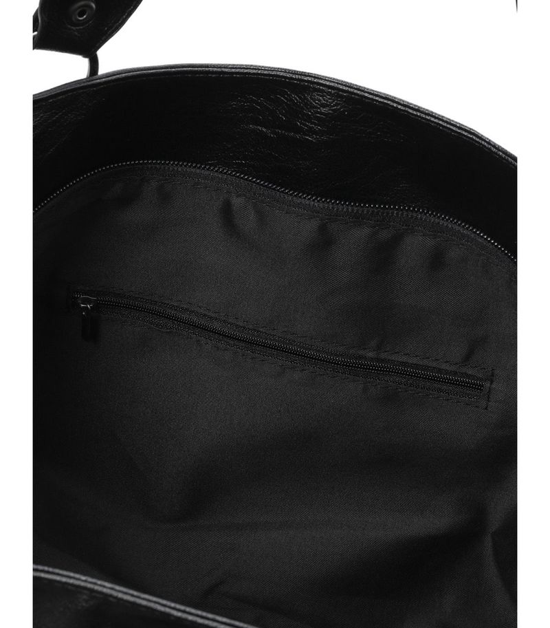 LUMA METAL LOGO LEATHER CROSS SHOULDER BAG UNISEX