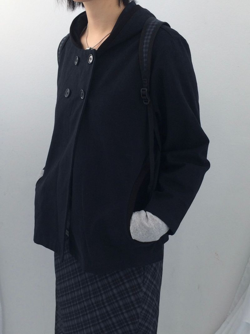 Modern Double A-Fit Short Coat
