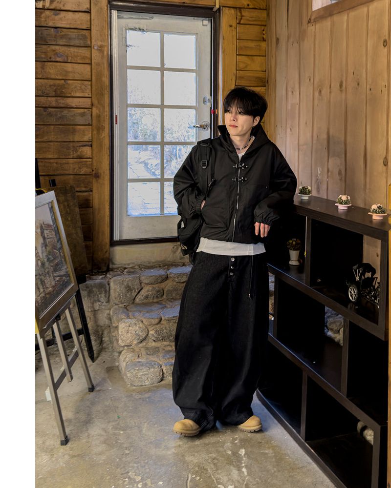 Lexer Fireman Buckle Hooded Jacket