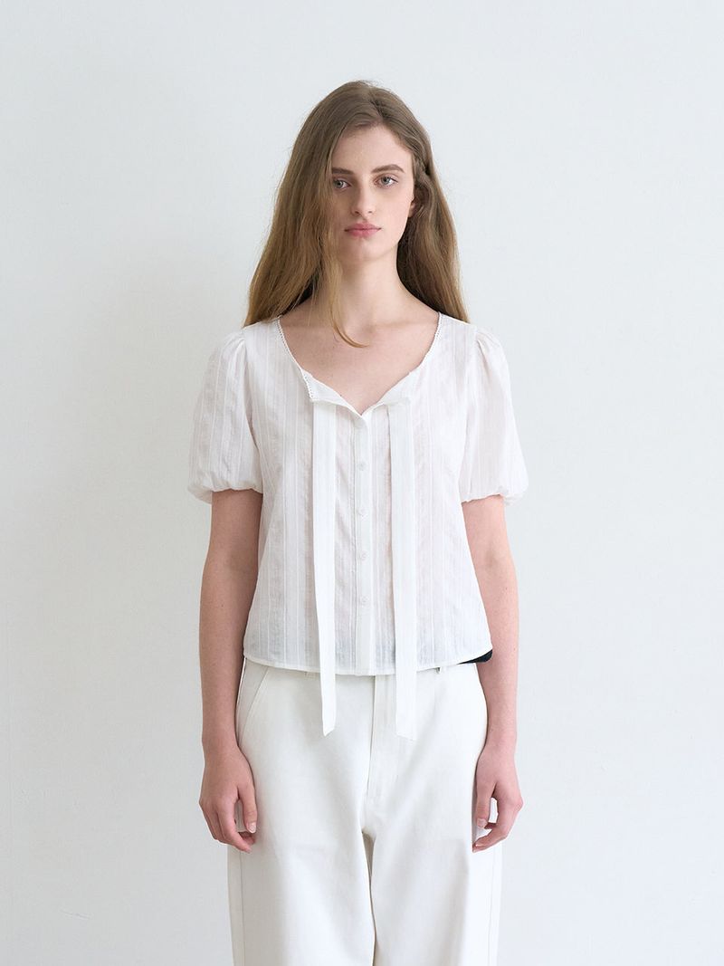 Claire blouse (Ivory)