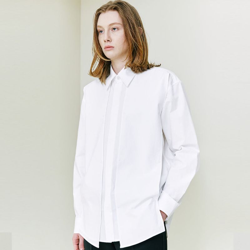 S SY(エスエスワイ)の「Front Layering Shirt white(Tops)」