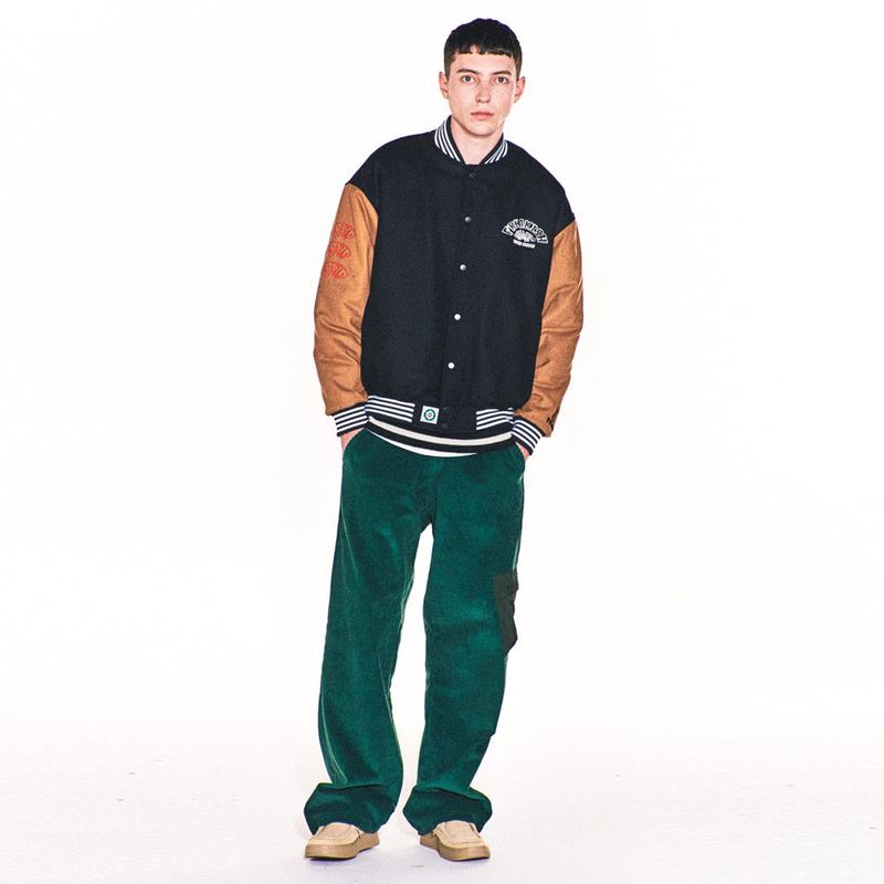 MUMBLE CARGO CORDUROY PANTS (GREEN)