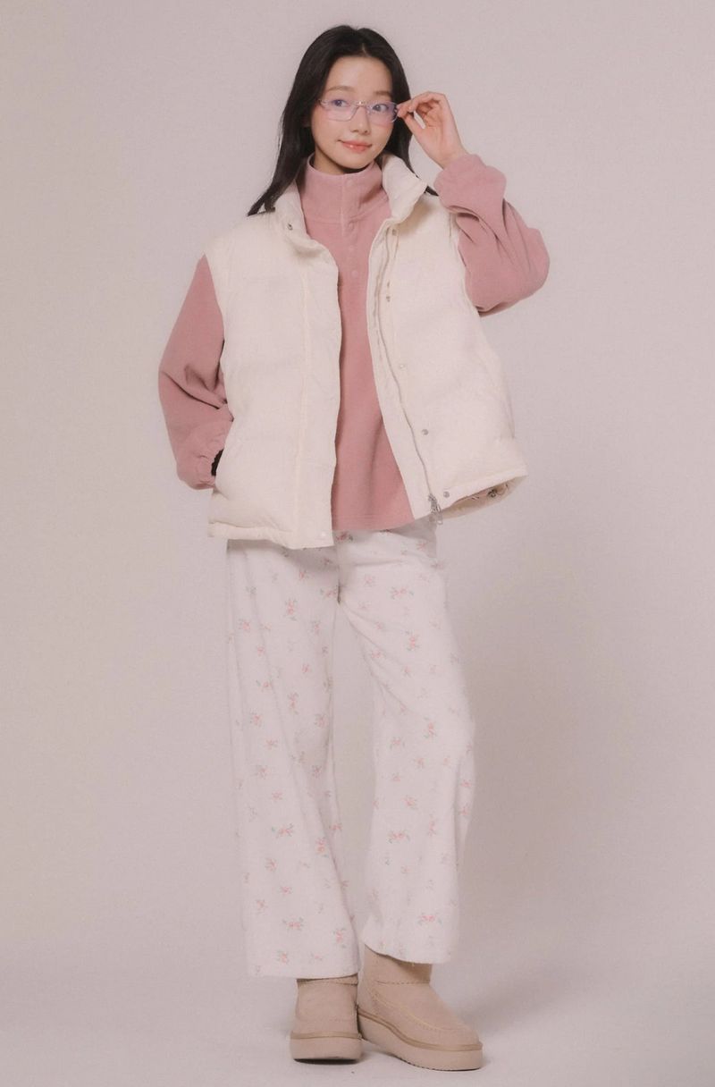 2WAY WELLONG PADDING JUMPER (Ivory)