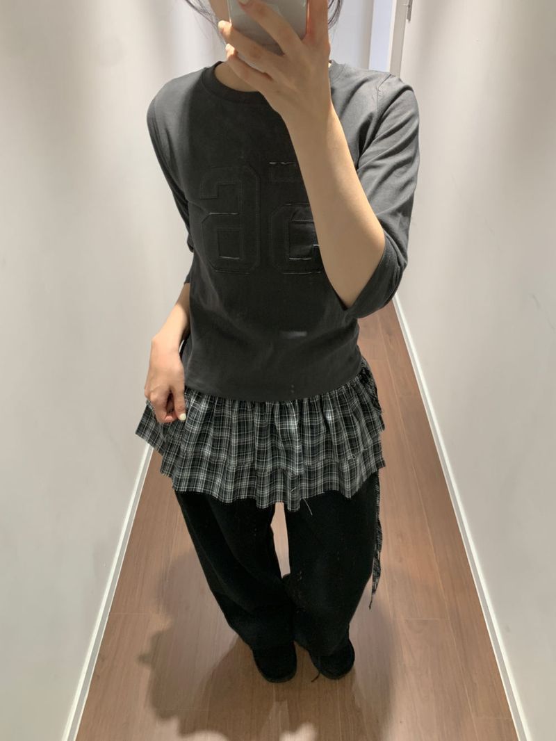 Bonnie Layered Wrap Skirt (2color)