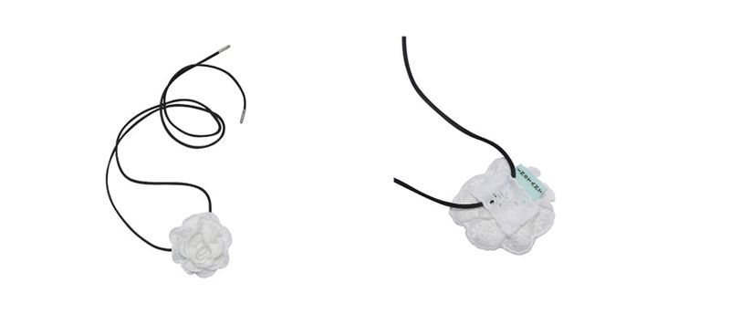 Floral string choker