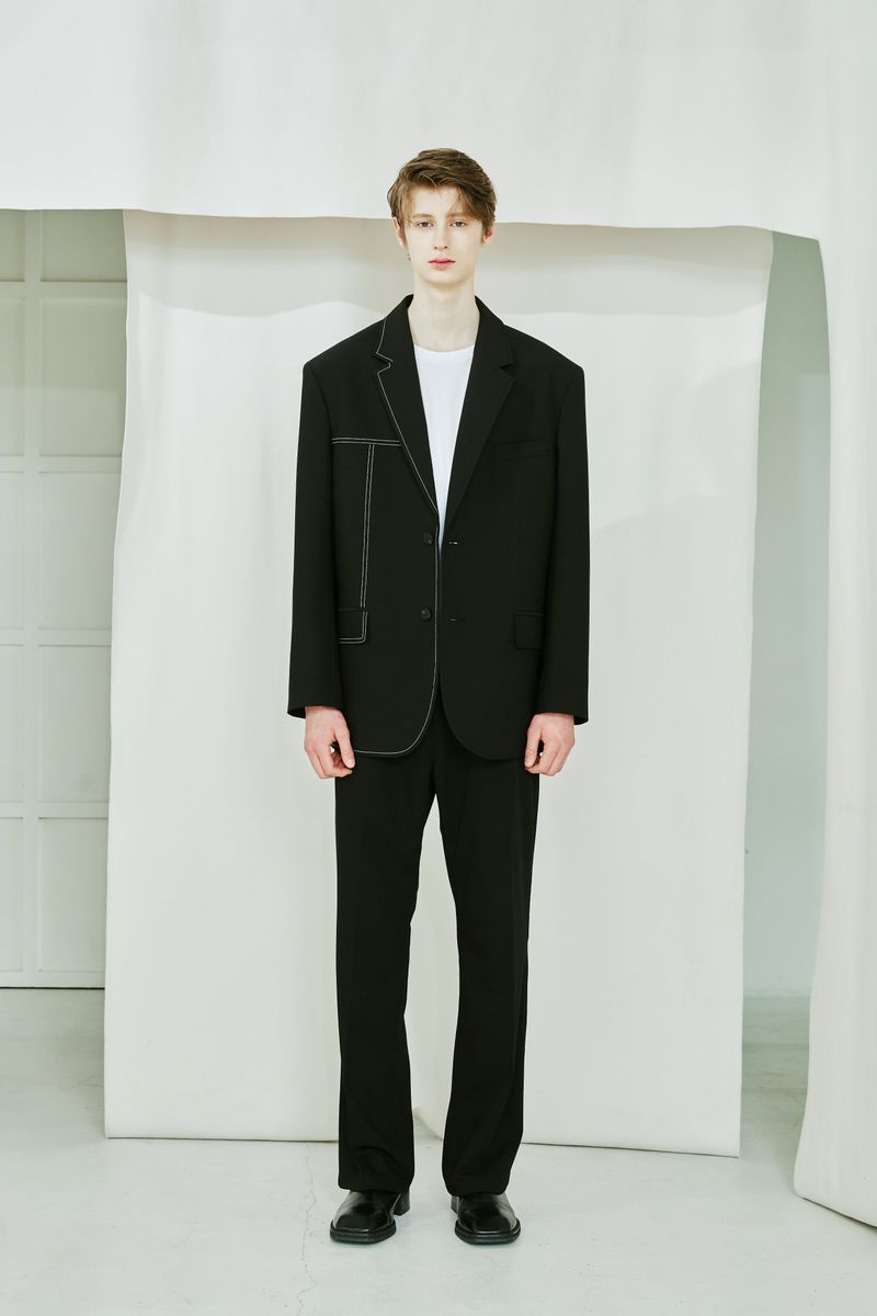 HALF STITCH SINGLE BLAZER