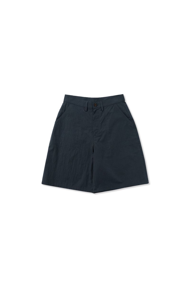 Bow bermuda pants_navy