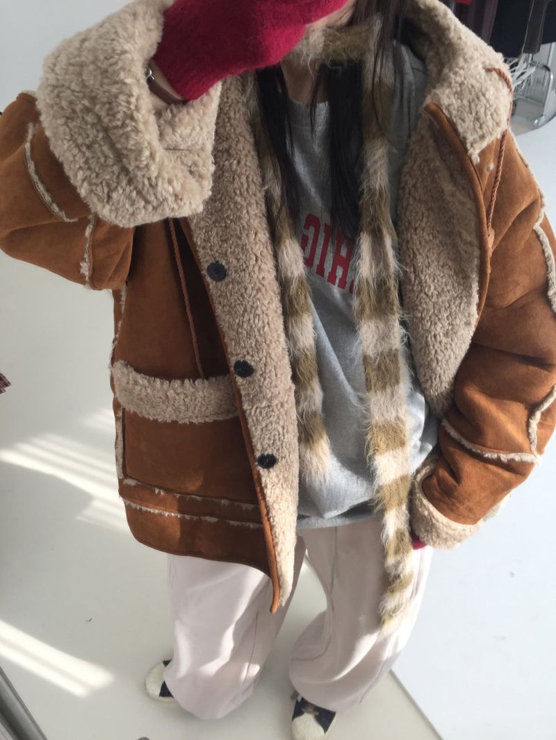 Soft fur muffler