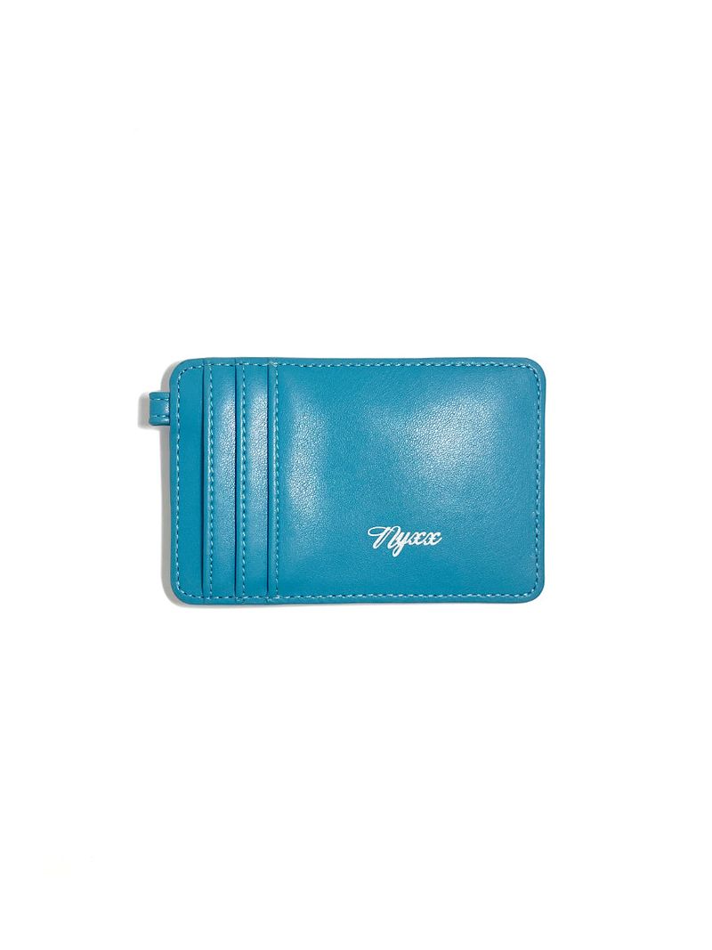 CAMERA CARD WALLET BLUE
