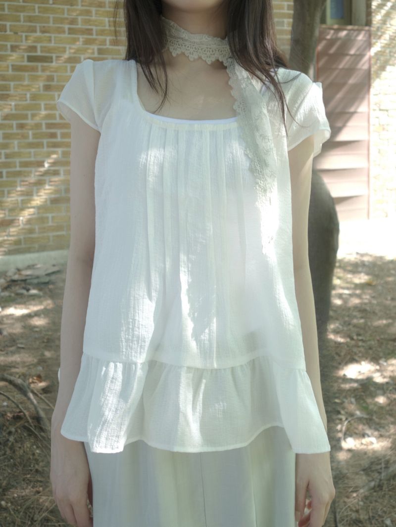ZELENA（ゼレナ）の「note blouse（Tops）」